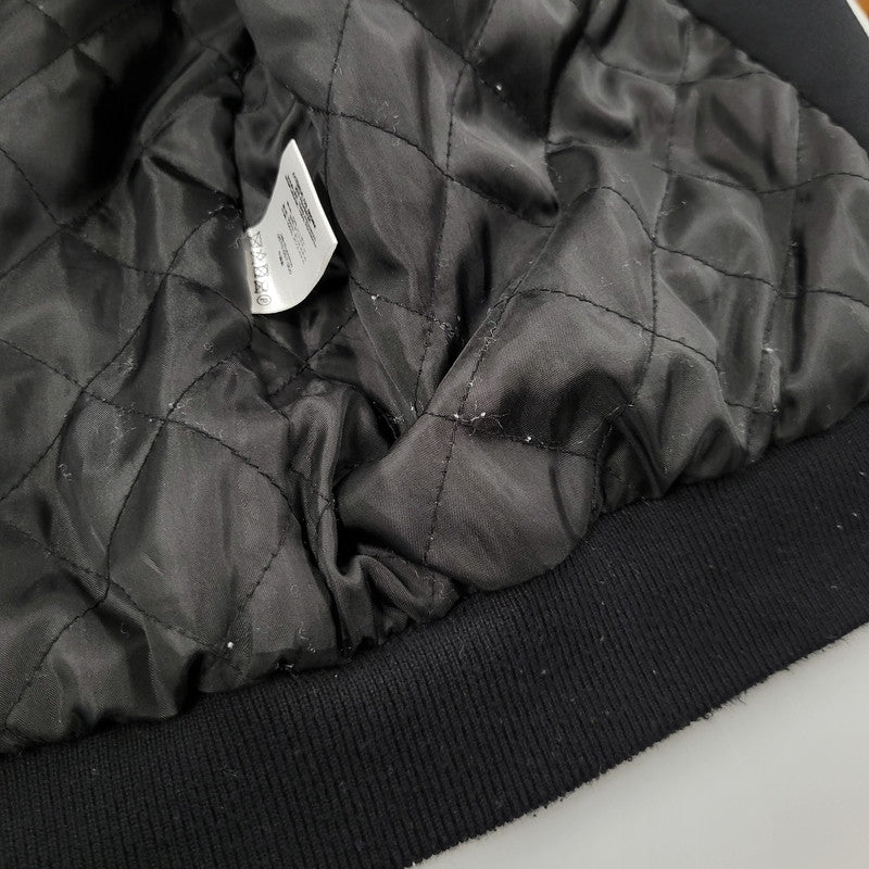 【中古品】【メンズ】 SUPREME シュプリーム 18AW DIAMOND RAYON BOMBER JACKET ダイアモンド レーヨン ボンバー ジャケット アウター 149-260509-cs-23-izu サイズ：S カラー：ブラック 万代Net店