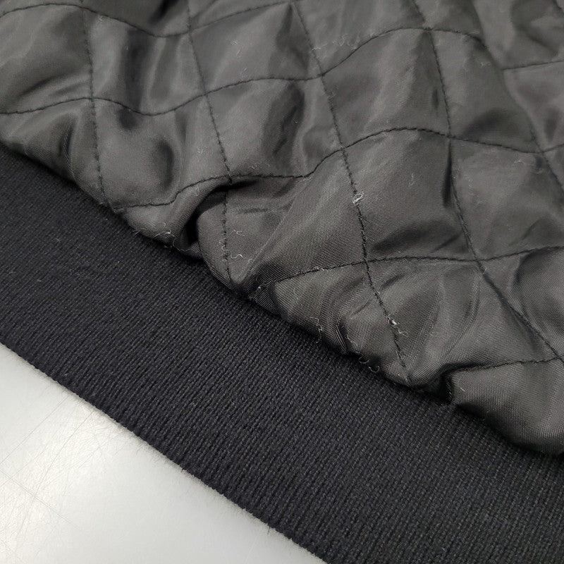 【中古品】【メンズ】 SUPREME シュプリーム 18AW DIAMOND RAYON BOMBER JACKET ダイアモンド レーヨン ボンバー ジャケット アウター 149-260509-cs-23-izu サイズ：S カラー：ブラック 万代Net店