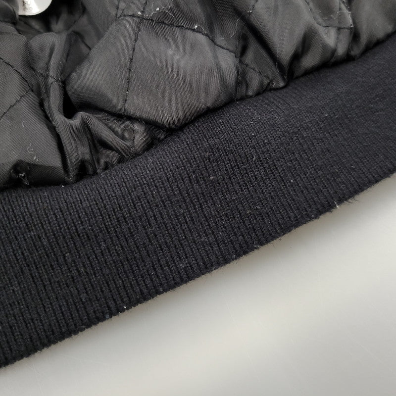 【中古品】【メンズ】 SUPREME シュプリーム 18AW DIAMOND RAYON BOMBER JACKET ダイアモンド レーヨン ボンバー ジャケット アウター 149-260509-cs-23-izu サイズ：S カラー：ブラック 万代Net店
