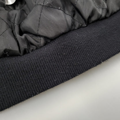 【中古品】【メンズ】 SUPREME シュプリーム 18AW DIAMOND RAYON BOMBER JACKET ダイアモンド レーヨン ボンバー ジャケット アウター 149-260509-cs-23-izu サイズ：S カラー：ブラック 万代Net店