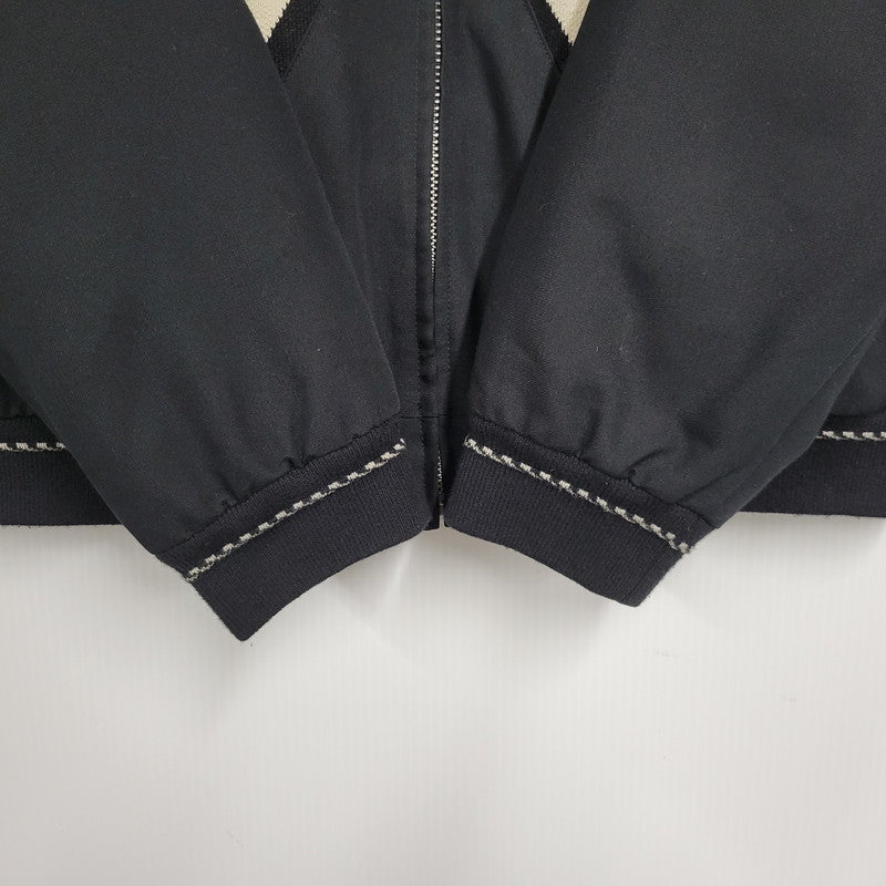 【中古品】【メンズ】 SUPREME シュプリーム 18AW DIAMOND RAYON BOMBER JACKET ダイアモンド レーヨン ボンバー ジャケット アウター 149-260509-cs-23-izu サイズ：S カラー：ブラック 万代Net店