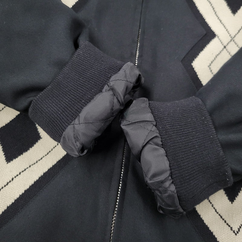 【中古品】【メンズ】 SUPREME シュプリーム 18AW DIAMOND RAYON BOMBER JACKET ダイアモンド レーヨン ボンバー ジャケット アウター 149-260509-cs-23-izu サイズ：S カラー：ブラック 万代Net店