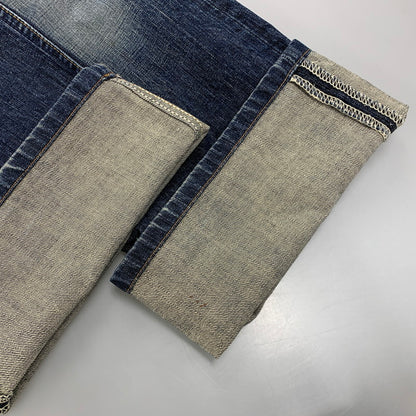 【中古品】【メンズ】 LEVI'S リーバイス 517-03 刻印J22 04年製 日本製 00’S BOOTSCUT DENIM PANTS ブーツカット デニム パンツ ズボン ボトムス 157-260518-ya-06-izu サイズ：34×33 カラー：インディゴ 万代Net店