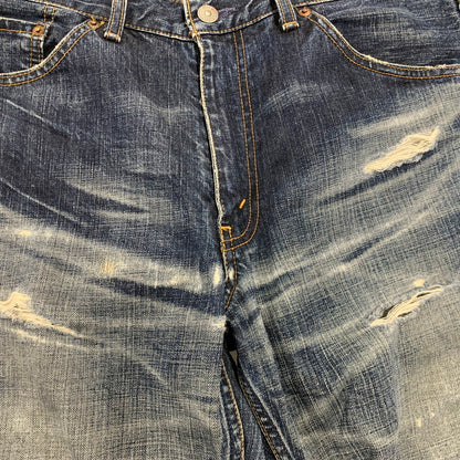 【中古品】【メンズ】 LEVI'S リーバイス 517-03 刻印J22 04年製 日本製 00’S BOOTSCUT DENIM PANTS ブーツカット デニム パンツ ズボン ボトムス 157-260518-ya-06-izu サイズ：34×33 カラー：インディゴ 万代Net店