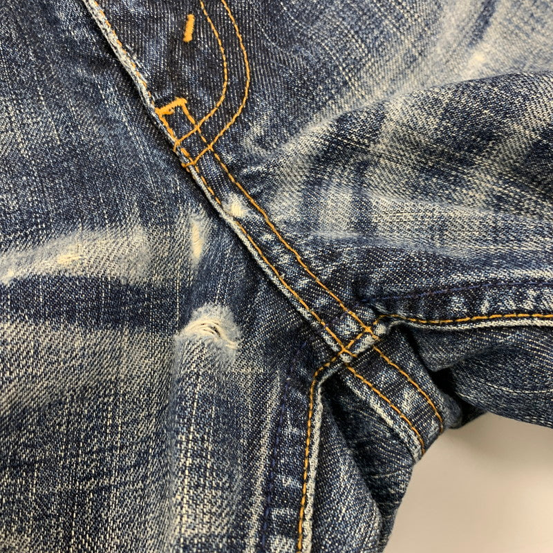 【中古品】【メンズ】 LEVI'S リーバイス 517-03 刻印J22 04年製 日本製 00’S BOOTSCUT DENIM PANTS ブーツカット デニム パンツ ズボン ボトムス 157-260518-ya-06-izu サイズ：34×33 カラー：インディゴ 万代Net店
