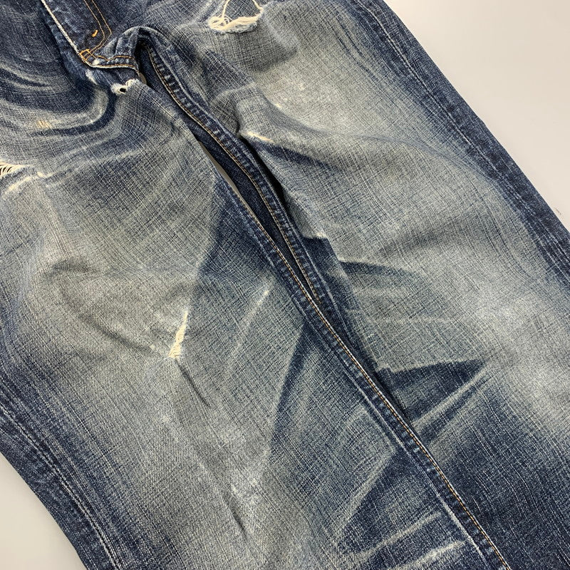 【中古品】【メンズ】 LEVI'S リーバイス 517-03 刻印J22 04年製 日本製 00’S BOOTSCUT DENIM PANTS ブーツカット デニム パンツ ズボン ボトムス 157-260518-ya-06-izu サイズ：34×33 カラー：インディゴ 万代Net店