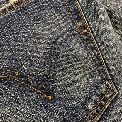 【中古品】【メンズ】 LEVI'S リーバイス 517-03 刻印J22 04年製 日本製 00’S BOOTSCUT DENIM PANTS ブーツカット デニム パンツ ズボン ボトムス 157-260518-ya-06-izu サイズ：34×33 カラー：インディゴ 万代Net店