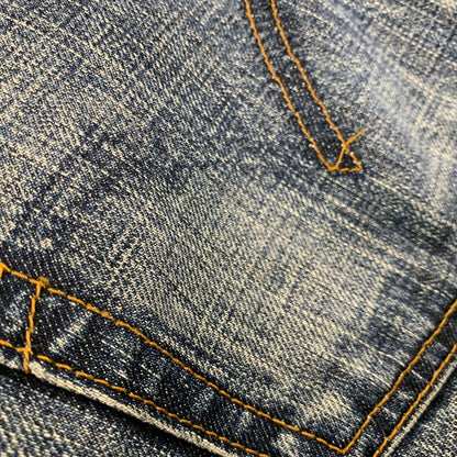 【中古品】【メンズ】 LEVI'S リーバイス 517-03 刻印J22 04年製 日本製 00’S BOOTSCUT DENIM PANTS ブーツカット デニム パンツ ズボン ボトムス 157-260518-ya-06-izu サイズ：34×33 カラー：インディゴ 万代Net店