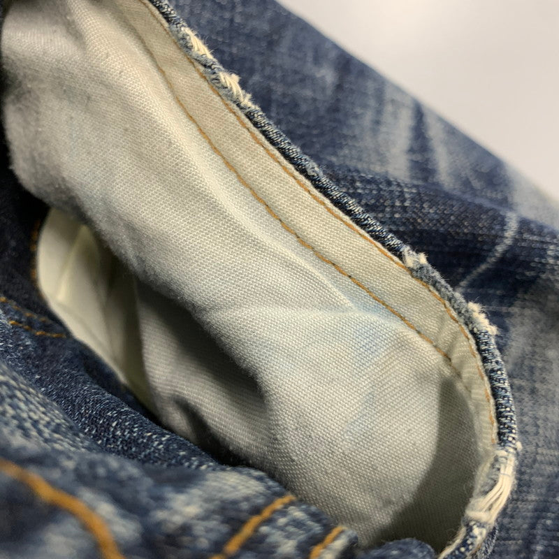 【中古品】【メンズ】 LEVI'S リーバイス 517-03 刻印J22 04年製 日本製 00’S BOOTSCUT DENIM PANTS ブーツカット デニム パンツ ズボン ボトムス 157-260518-ya-06-izu サイズ：34×33 カラー：インディゴ 万代Net店