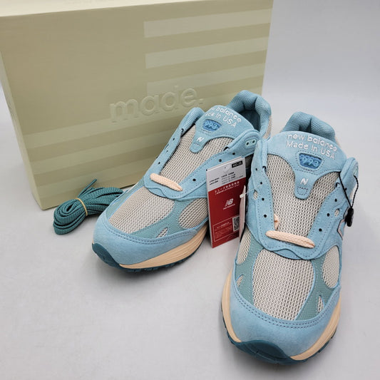 【中古美品】【メンズ】 NEW BALANCE ニューバランス × JOE FRESHGOODS ジョー フレッシュグッズ MR993JF1 PERFORMANCE ART パフォーマンス アート スニーカー 靴 162-260508-kh-08-izu サイズ：29 カラー：ライトブルー系 万代Net店