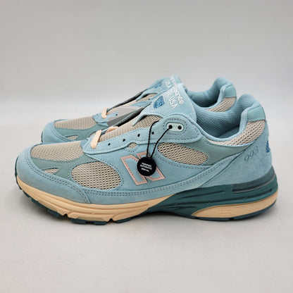 【中古美品】【メンズ】 NEW BALANCE ニューバランス × JOE FRESHGOODS ジョー フレッシュグッズ MR993JF1 PERFORMANCE ART パフォーマンス アート スニーカー 靴 162-260508-kh-08-izu サイズ：29 カラー：ライトブルー系 万代Net店