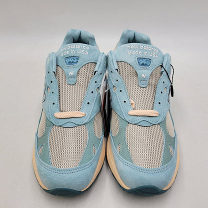 【中古美品】【メンズ】 NEW BALANCE ニューバランス × JOE FRESHGOODS ジョー フレッシュグッズ MR993JF1 PERFORMANCE ART パフォーマンス アート スニーカー 靴 162-260508-kh-08-izu サイズ：29 カラー：ライトブルー系 万代Net店