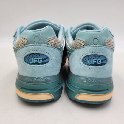 【中古美品】【メンズ】 NEW BALANCE ニューバランス × JOE FRESHGOODS ジョー フレッシュグッズ MR993JF1 PERFORMANCE ART パフォーマンス アート スニーカー 靴 162-260508-kh-08-izu サイズ：29 カラー：ライトブルー系 万代Net店