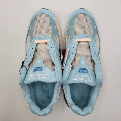 【中古美品】【メンズ】 NEW BALANCE ニューバランス × JOE FRESHGOODS ジョー フレッシュグッズ MR993JF1 PERFORMANCE ART パフォーマンス アート スニーカー 靴 162-260508-kh-08-izu サイズ：29 カラー：ライトブルー系 万代Net店