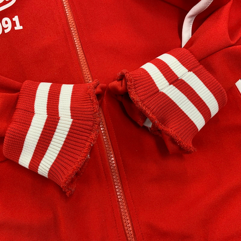 【中古品】【メンズ】 TED COMPANY テッドカンパニー TED MAN DEVIL'S LEAGUE TRACK　JACKET テッドマン　デビルズ リーグ トラックジャケット アウター 145-260518-ya-03-izu サイズ：L カラー：RED 万代Net店