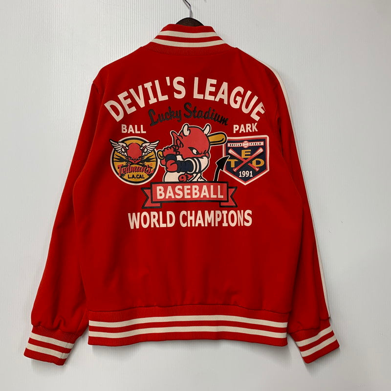 【中古品】【メンズ】 TED COMPANY テッドカンパニー TED MAN DEVIL'S LEAGUE TRACK　JACKET テッドマン　デビルズ リーグ トラックジャケット アウター 145-260518-ya-03-izu サイズ：L カラー：RED 万代Net店