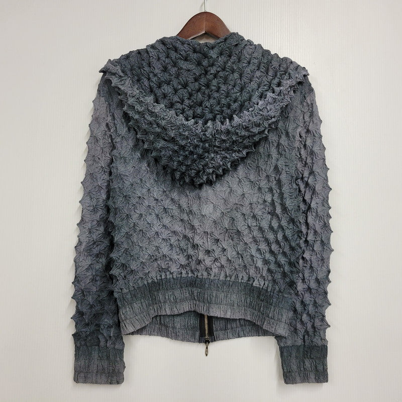 【中古品】【メンズ】 MASU エムエーエスユー SPIKY ZIP HOODIE FADED MPFW-BL0724 ジップパーカー フーディ 141-260509-as-12-izu サイズ：46 カラー：グレー系 万代Net店