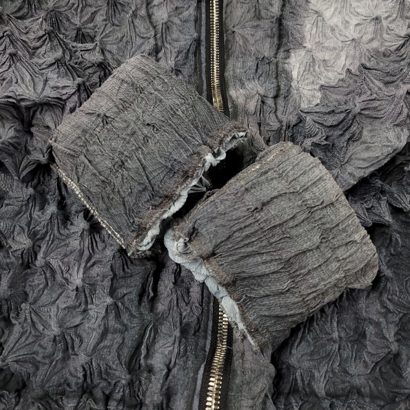 【中古品】【メンズ】 MASU エムエーエスユー SPIKY ZIP HOODIE FADED MPFW-BL0724 ジップパーカー フーディ 141-260509-as-12-izu サイズ：46 カラー：グレー系 万代Net店