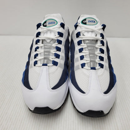 【中古美品】【メンズ】 NIKE ナイキ AIR MAX 95 BIG BUBBLE IH7855-100 エア マックス 95 ビッグバブル スニーカー 靴 160-260509-as-21-izu サイズ：28cm カラー：WHITE/EMERALD GREEN-LAKE BLUE 万代Net店