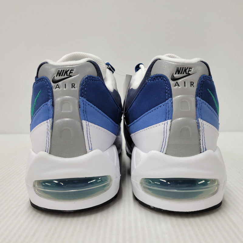 【中古美品】【メンズ】 NIKE ナイキ AIR MAX 95 BIG BUBBLE IH7855-100 エア マックス 95 ビッグバブル スニーカー 靴 160-260509-as-21-izu サイズ：28cm カラー：WHITE/EMERALD GREEN-LAKE BLUE 万代Net店