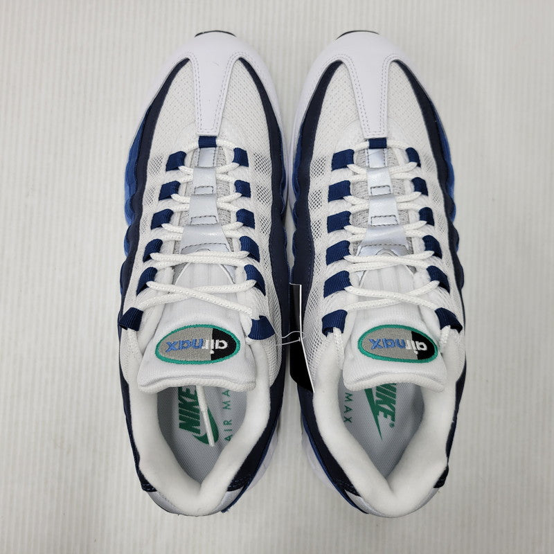 【中古美品】【メンズ】 NIKE ナイキ AIR MAX 95 BIG BUBBLE IH7855-100 エア マックス 95 ビッグバブル スニーカー 靴 160-260509-as-21-izu サイズ：28cm カラー：WHITE/EMERALD GREEN-LAKE BLUE 万代Net店