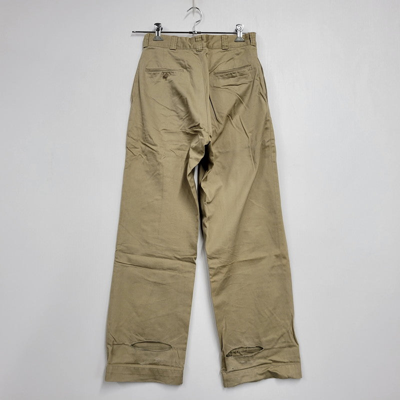 【現状渡し品】【メンズ】 US ARMY ユーエスアーミー RAPID ZIP CHINO TROUSERS チノ トラウザーズ チノパン パンツ 157-260508-as-08-izu カラー：ベージュ 万代Net店