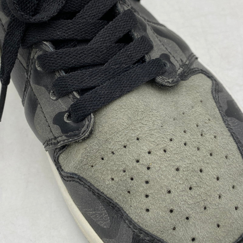 【中古品】【メンズ】 NIKE ナイキ AIR JORDAN 1 RETRO HIGH PREM AA3993-034 エアジョーダン1 レトロ ハイ プレミアム スニーカー シューズ 靴 160-260511-as-15-izu サイズ：28cm カラー：BLACK/BLACK-DARK STUCCO-WHITE 万代Net店