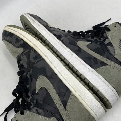 【中古品】【メンズ】 NIKE ナイキ AIR JORDAN 1 RETRO HIGH PREM AA3993-034 エアジョーダン1 レトロ ハイ プレミアム スニーカー シューズ 靴 160-260511-as-15-izu サイズ：28cm カラー：BLACK/BLACK-DARK STUCCO-WHITE 万代Net店