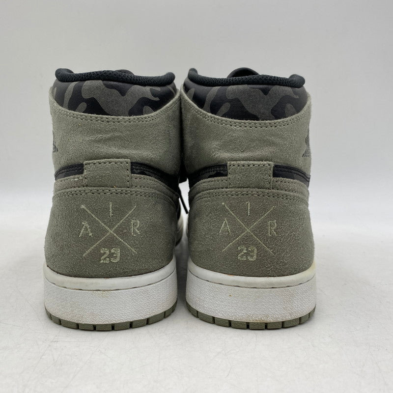 【中古品】【メンズ】 NIKE ナイキ AIR JORDAN 1 RETRO HIGH PREM AA3993-034 エアジョーダン1 レトロ ハイ プレミアム スニーカー シューズ 靴 160-260511-as-15-izu サイズ：28cm カラー：BLACK/BLACK-DARK STUCCO-WHITE 万代Net店