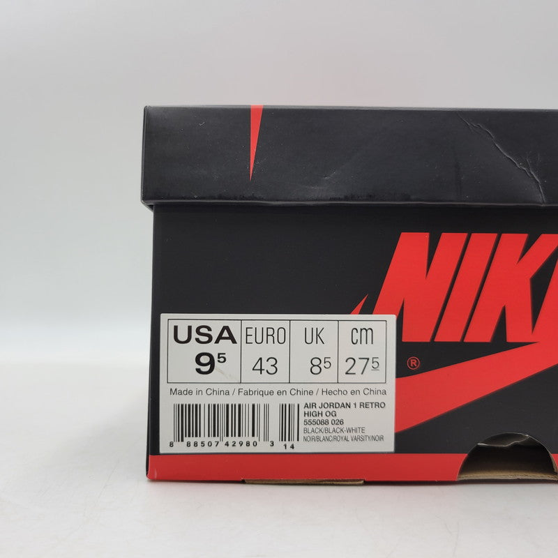 【中古美品】【メンズ】 NIKE ナイキ 555088-026 AIR JORDAN エア ジョーダン 1 RETRO HIGH レトロ ハイ TOP 3 スニーカー シューズ 靴 160-260508-ya-09-izu サイズ：27.5cm カラー：Black / Varsity Red / Varsity Royal 万代Net店