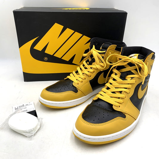 【中古品】【メンズ】 NIKE ナイキ AIR JORDAN 1 RETRO HIGH OG 555088-701 エア ジョーダン 1 レトロ ハイ OG スニーカー シューズ 靴 160-260511-as-08-izu サイズ：30cm カラー：POLLEN/WHITE-BLACK 万代Net店