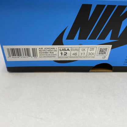【中古品】【メンズ】 NIKE ナイキ AIR JORDAN 1 RETRO HIGH OG DZ5485-400 エア ジョーダン 1 レトロ ハイ OG スニーカー シューズ 靴 160-260511-as-23-izu サイズ：30cm カラー：UNIVERSITY BLUE/BLACK-WHITE 万代Net店
