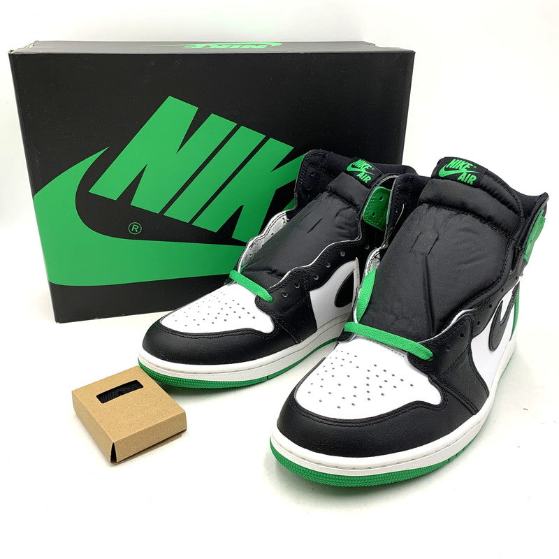 【中古美品】【メンズ】 NIKE ナイキ DZ5485-031 AIR JORDAN エアジョーダン 1 RETRO HIGH OG レトロ ハイ オージー スニーカー シューズ 靴 160-260510-ya-09-izu サイズ：29.5cm カラー：Black / Lucky Green / White 万代Net店