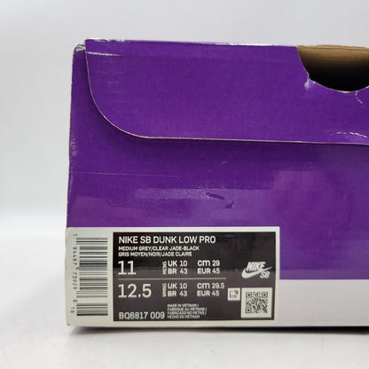 【中古美品】【メンズ】 NIKE SB ナイキエスビー BQ6817-009 DUNK LOW ダンク ロウ スニーカー シューズ 靴 160-260508-ya-10-izu サイズ：29cm カラー：Medium Grey / Black / White / Clear Jade 万代Net店