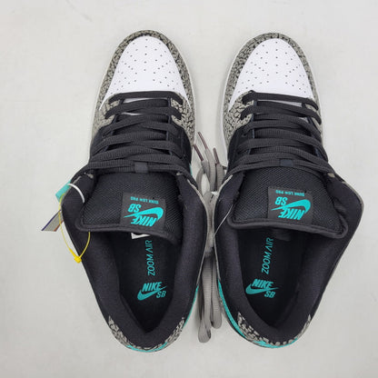 【中古美品】【メンズ】 NIKE SB ナイキエスビー BQ6817-009 DUNK LOW ダンク ロウ スニーカー シューズ 靴 160-260508-ya-10-izu サイズ：29cm カラー：Medium Grey / Black / White / Clear Jade 万代Net店
