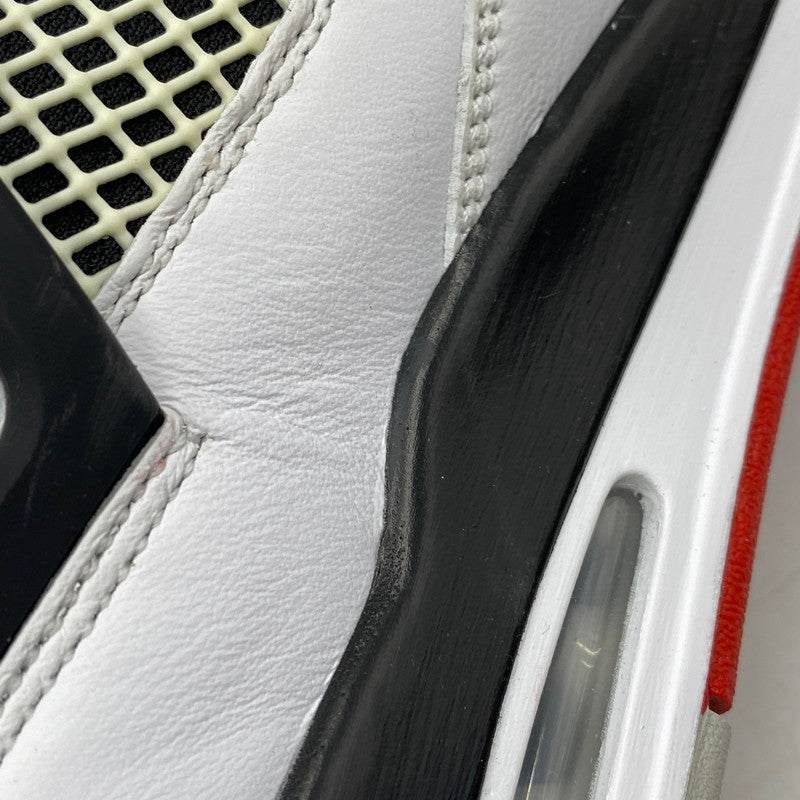 【中古品】【メンズ】 NIKE ナイキ AIR JORDAN 4 RETRO DC7770-160 エア ジョーダン 4 レトロ スニーカー シューズ 靴 160-260511-as-25-izu サイズ：28.5cm カラー：WHITE/FIRE RED-BLACK-TECH GREY 万代Net店