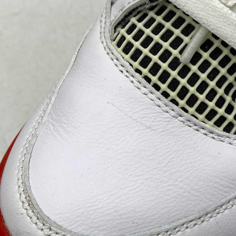 【中古品】【メンズ】 NIKE ナイキ AIR JORDAN 4 RETRO DC7770-160 エア ジョーダン 4 レトロ スニーカー シューズ 靴 160-260511-as-25-izu サイズ：28.5cm カラー：WHITE/FIRE RED-BLACK-TECH GREY 万代Net店