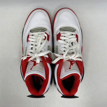 【中古品】【メンズ】 NIKE ナイキ AIR JORDAN 4 RETRO DC7770-160 エア ジョーダン 4 レトロ スニーカー シューズ 靴 160-260511-as-25-izu サイズ：28.5cm カラー：WHITE/FIRE RED-BLACK-TECH GREY 万代Net店