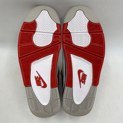 【中古品】【メンズ】 NIKE ナイキ AIR JORDAN 4 RETRO DC7770-160 エア ジョーダン 4 レトロ スニーカー シューズ 靴 160-260511-as-25-izu サイズ：28.5cm カラー：WHITE/FIRE RED-BLACK-TECH GREY 万代Net店
