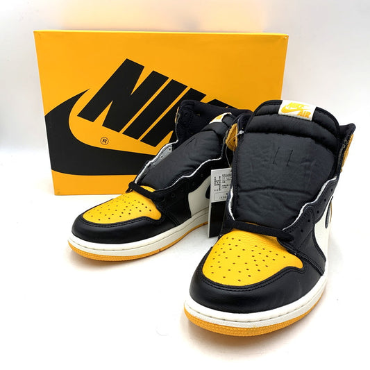 【中古美品】【メンズ】 NIKE ナイキ 555088-711 AIR JORDAN エアジョーダン 1 RETRO HIGH OG レトロ ハイ オージー スニーカー シューズ 靴 160-260510-ya-10-izu サイズ：28.5cm カラー：TAXI/BLACK-SAIL 万代Net店