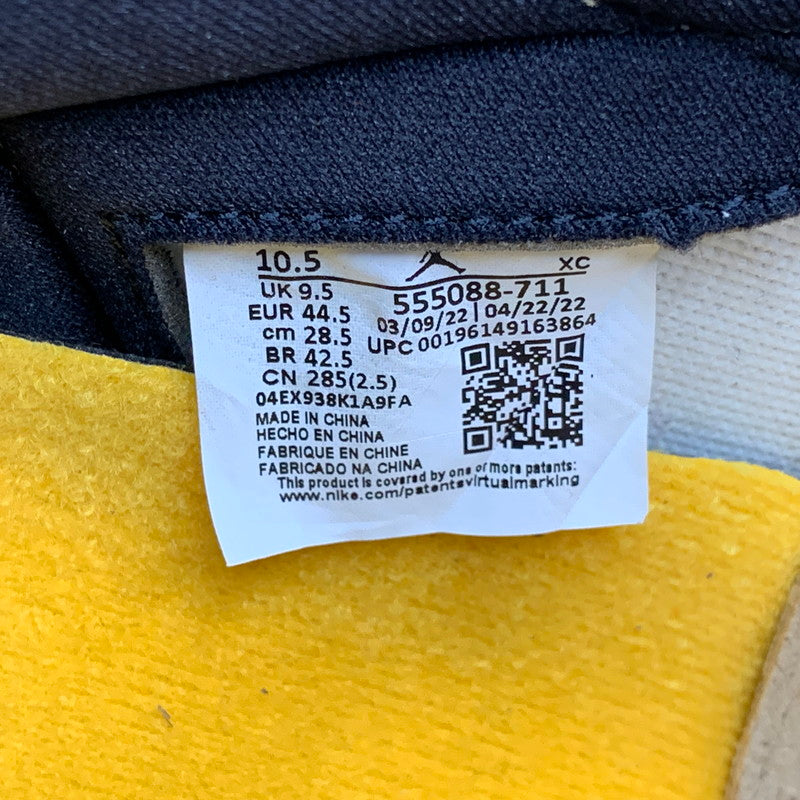 【中古美品】【メンズ】 NIKE ナイキ 555088-711 AIR JORDAN エアジョーダン 1 RETRO HIGH OG レトロ ハイ オージー スニーカー シューズ 靴 160-260510-ya-10-izu サイズ：28.5cm カラー：TAXI/BLACK-SAIL 万代Net店