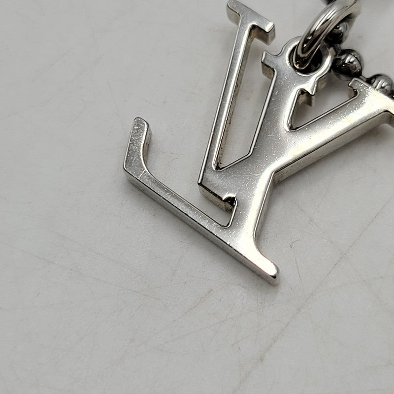 【中古品】【メンズ/レディース】 LOUIS VUITTON ルイ・ヴィトン MP2223 コリエ・LVサテライト ネックレス 179-260508-kh-14-izu カラー：シルバー×ブルー 万代Net店