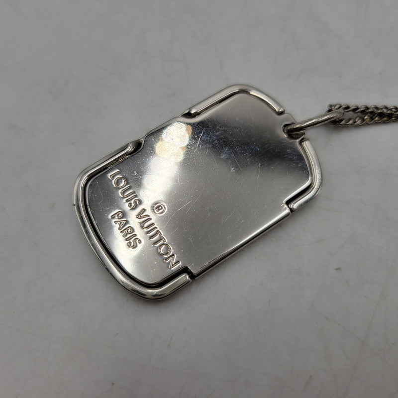 【現状渡し品】【メンズ/レディース】 LOUIS VUITTON ルイ・ヴィトン M62484 ロケットネックレス・モノグラム 179-260508-kh-12-izu カラー：シルバー 万代Net店