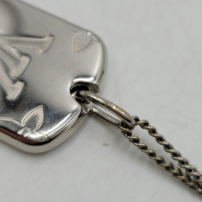 【現状渡し品】【メンズ/レディース】 LOUIS VUITTON ルイ・ヴィトン M62484 ロケットネックレス・モノグラム 179-260508-kh-12-izu カラー：シルバー 万代Net店