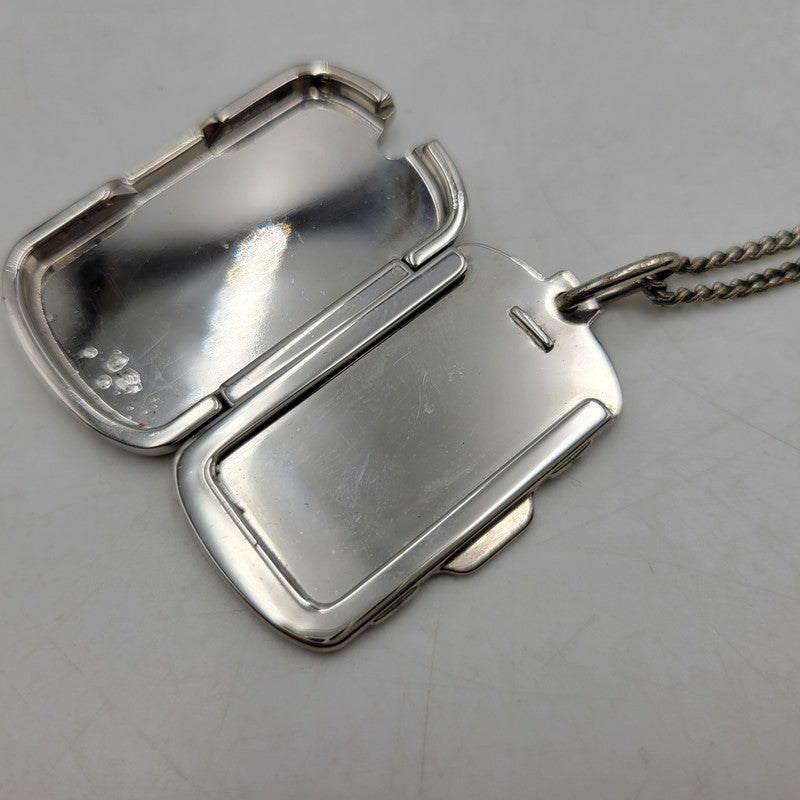 【現状渡し品】【メンズ/レディース】 LOUIS VUITTON ルイ・ヴィトン M62484 ロケットネックレス・モノグラム 179-260508-kh-12-izu カラー：シルバー 万代Net店