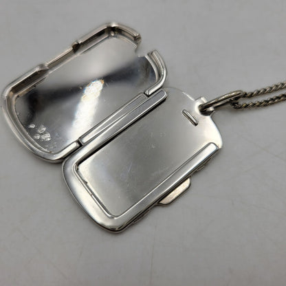 【現状渡し品】【メンズ/レディース】 LOUIS VUITTON ルイ・ヴィトン M62484 ロケットネックレス・モノグラム 179-260508-kh-12-izu カラー：シルバー 万代Net店