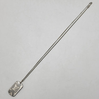 【現状渡し品】【メンズ/レディース】 LOUIS VUITTON ルイ・ヴィトン M62484 ロケットネックレス・モノグラム 179-260508-kh-12-izu カラー：シルバー 万代Net店