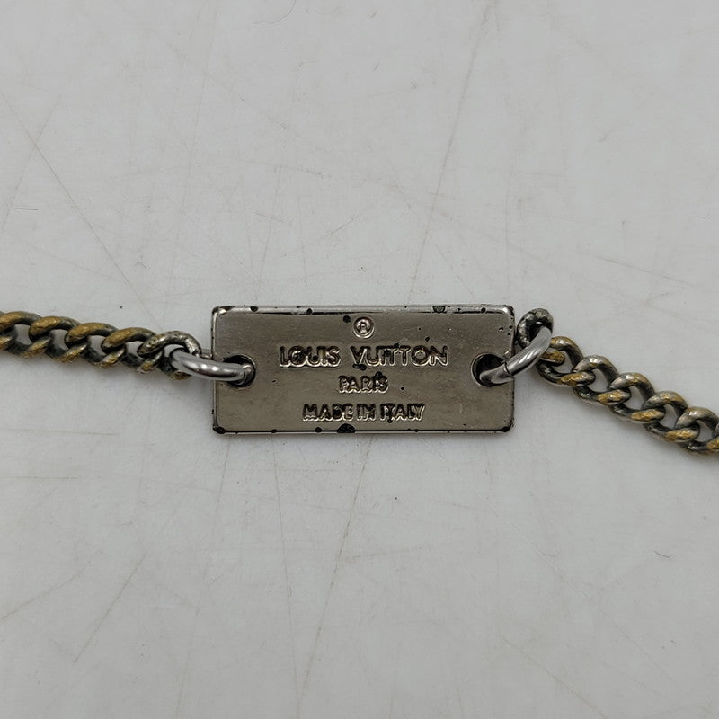【現状渡し品】【メンズ/レディース】 LOUIS VUITTON ルイ・ヴィトン M62484 ロケットネックレス・モノグラム 179-260508-kh-12-izu カラー：シルバー 万代Net店