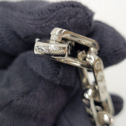 【中古品】【メンズ/レディース】 LOUIS VUITTON ルイ・ヴィトン M64196 コリエ・チェーン モノグラム ネックレス 179-260508-kh-13-izu カラー：シルバー 万代Net店