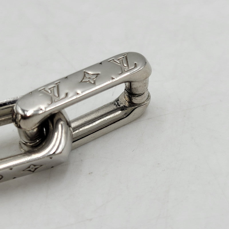 【中古品】【メンズ/レディース】 LOUIS VUITTON ルイ・ヴィトン M64196 コリエ・チェーン モノグラム ネックレス 179-260508-kh-13-izu カラー：シルバー 万代Net店